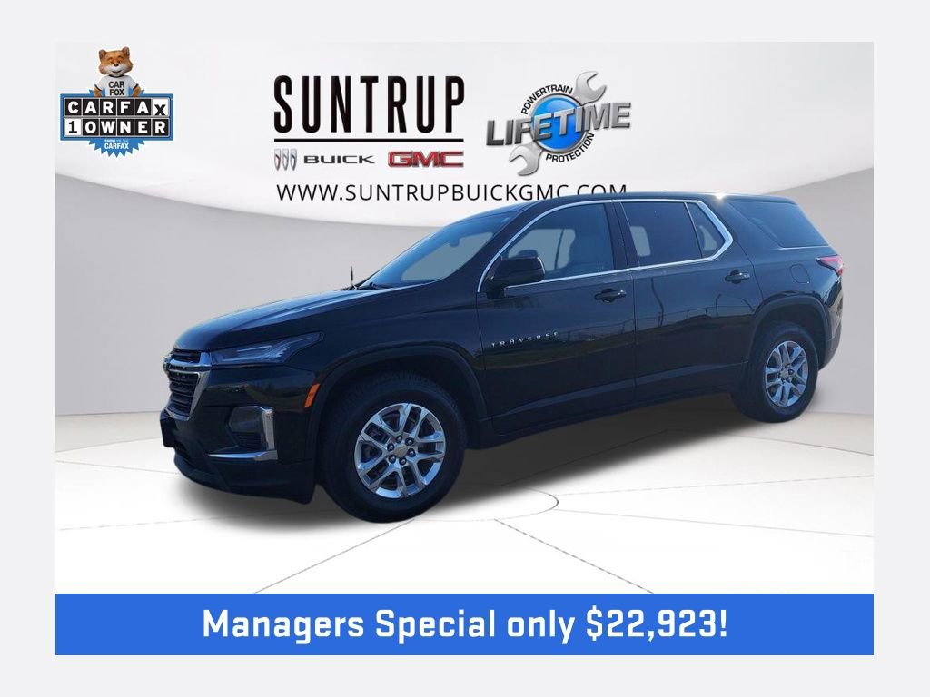 Used 2022 Chevrolet Traverse LS AWD/4WD image 1