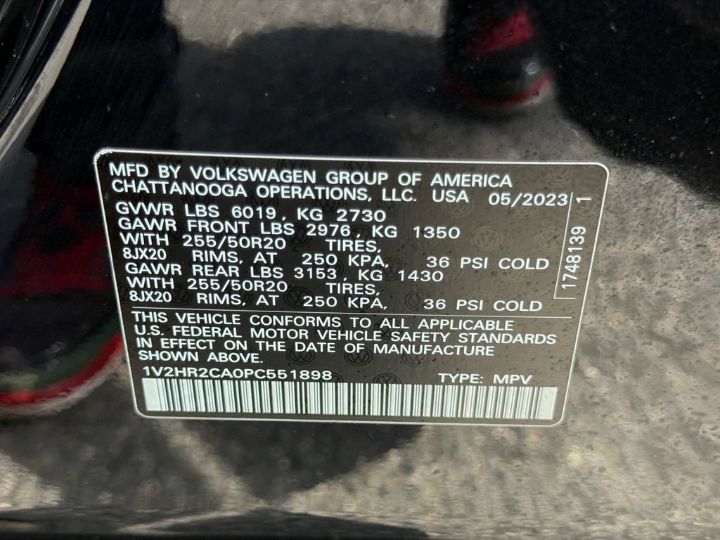 Used 2023 Volkswagen Atlas SE w/ Black Wheel Package AWD/4WD image 29