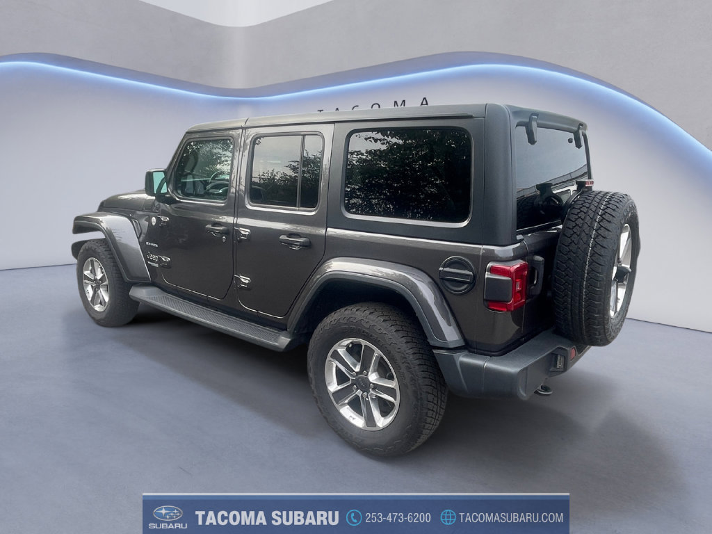 Used 2020 Jeep Wrangler Unlimited Sahara w/ Uconnect 4C Nav & Sound Group AWD/4WD image 3