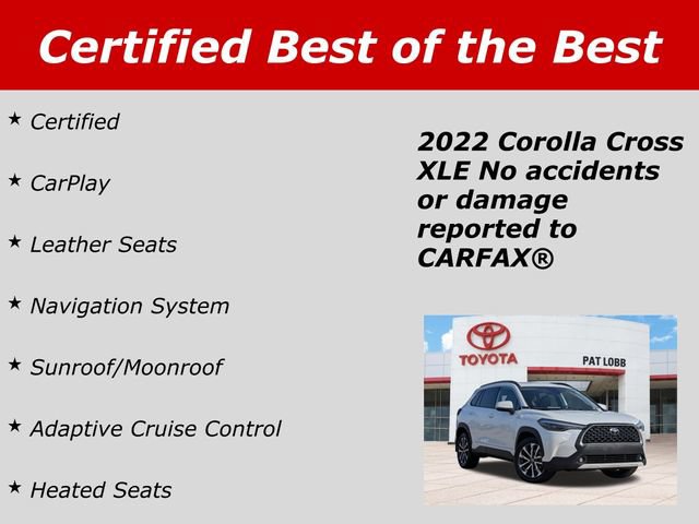 Certified 2022 Toyota Corolla Cross XLE w/ Convenience Package FWD image 40