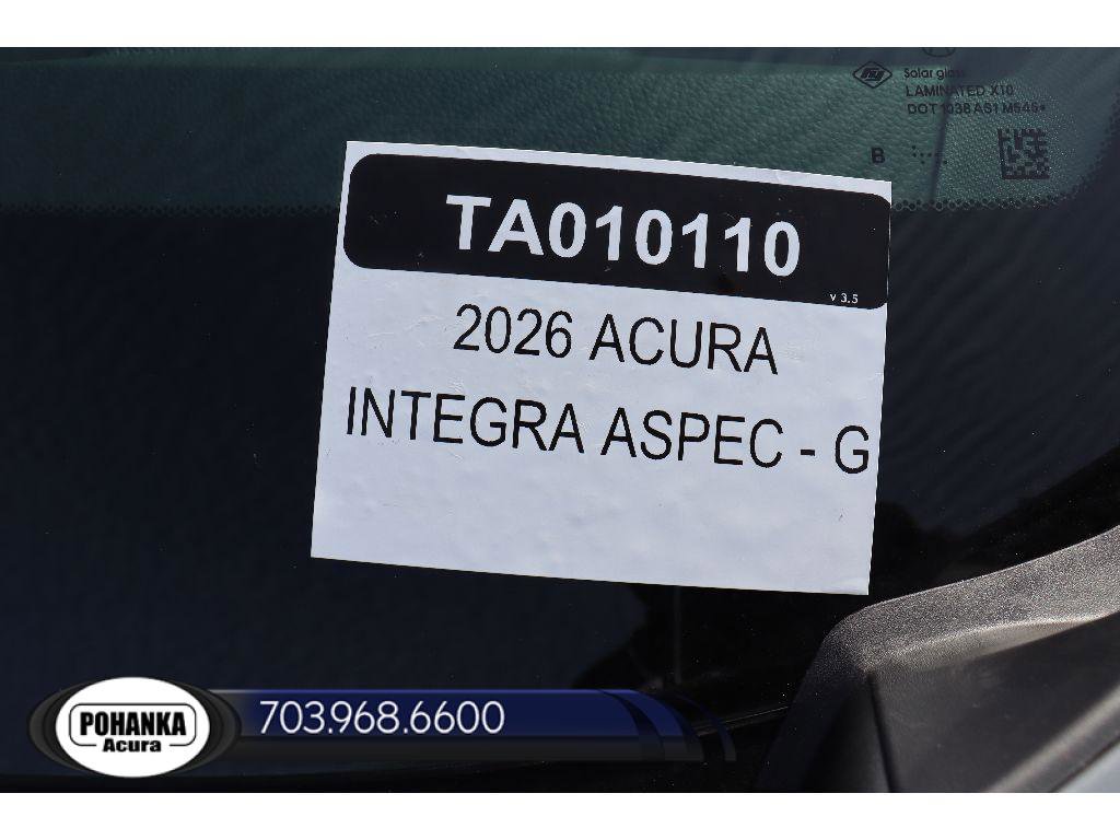 New 2026 Acura Integra A-Spec FWD image 36