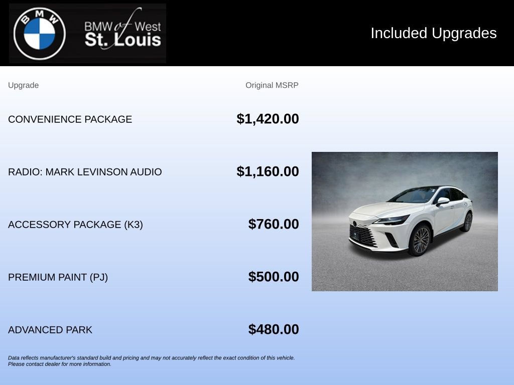Used 2025 Lexus RX 450h AWD w/ Convenience Package image 20