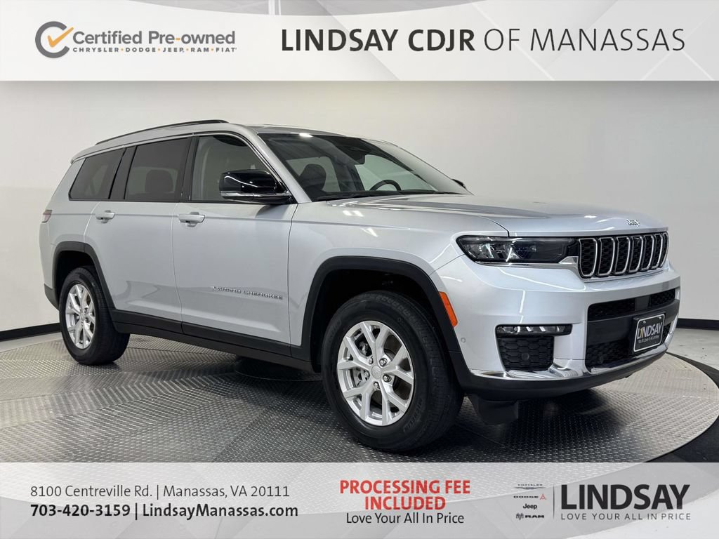 Certified 2023 Jeep Grand Cherokee L Limited w/ Luxury Tech Group II