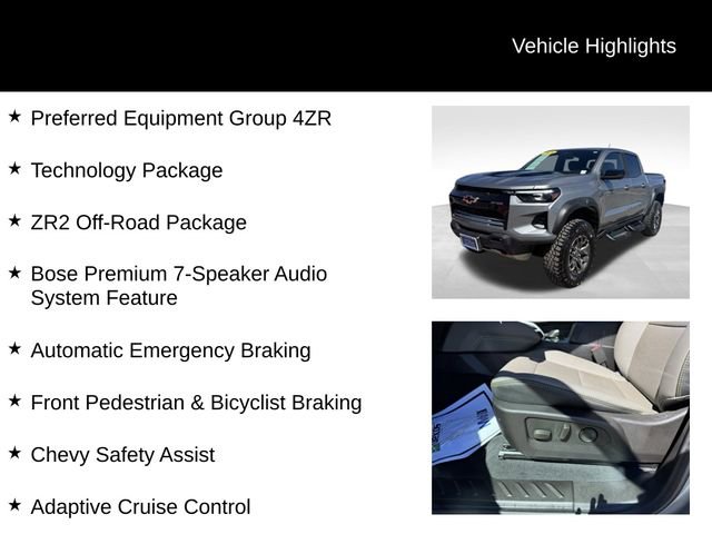 Used 2025 Chevrolet Colorado ZR2 w/ Technology Package AWD/4WD image 8