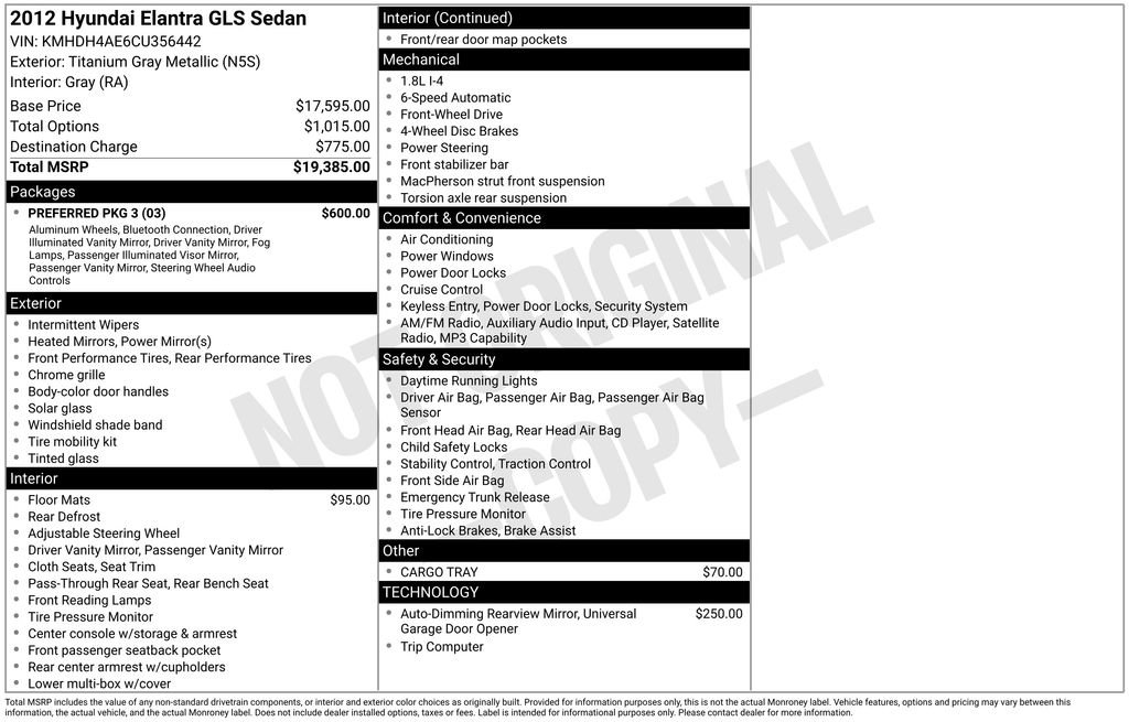 Used 2012 Hyundai Elantra GLS w/ Preferred Pkg 3 image 20