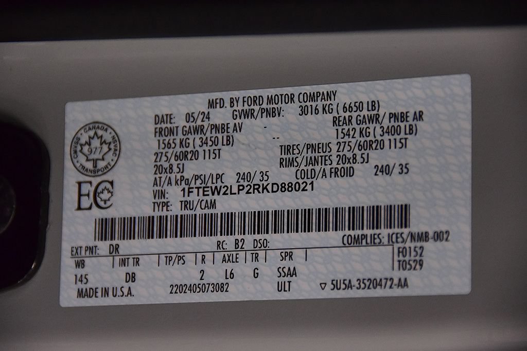 Used 2024 Ford F150 STX AWD/4WD image 15
