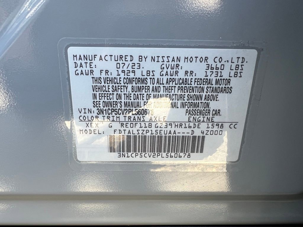 Used 2023 Nissan Kicks SV FWD image 40