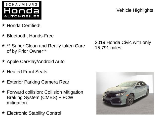 Used 2019 Honda Civic EX image 9