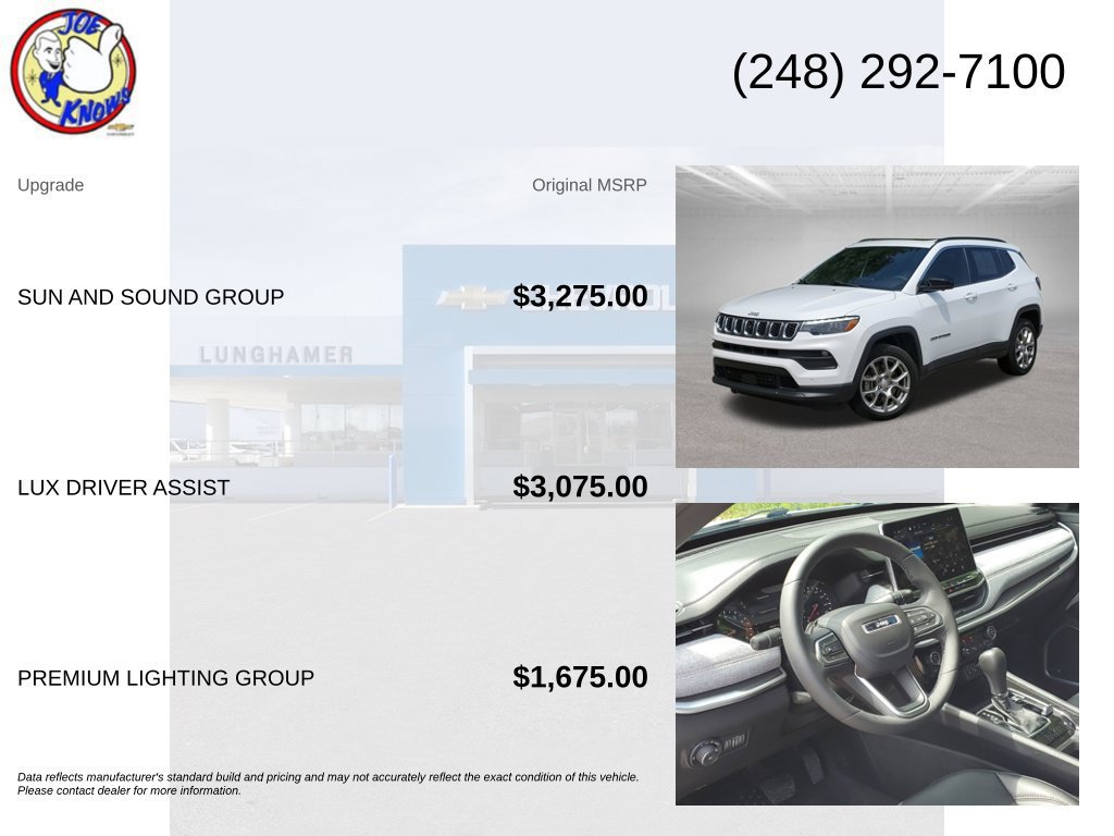 Used 2024 Jeep Compass Latitude w/ Sun and Sound Group AWD/4WD image 5