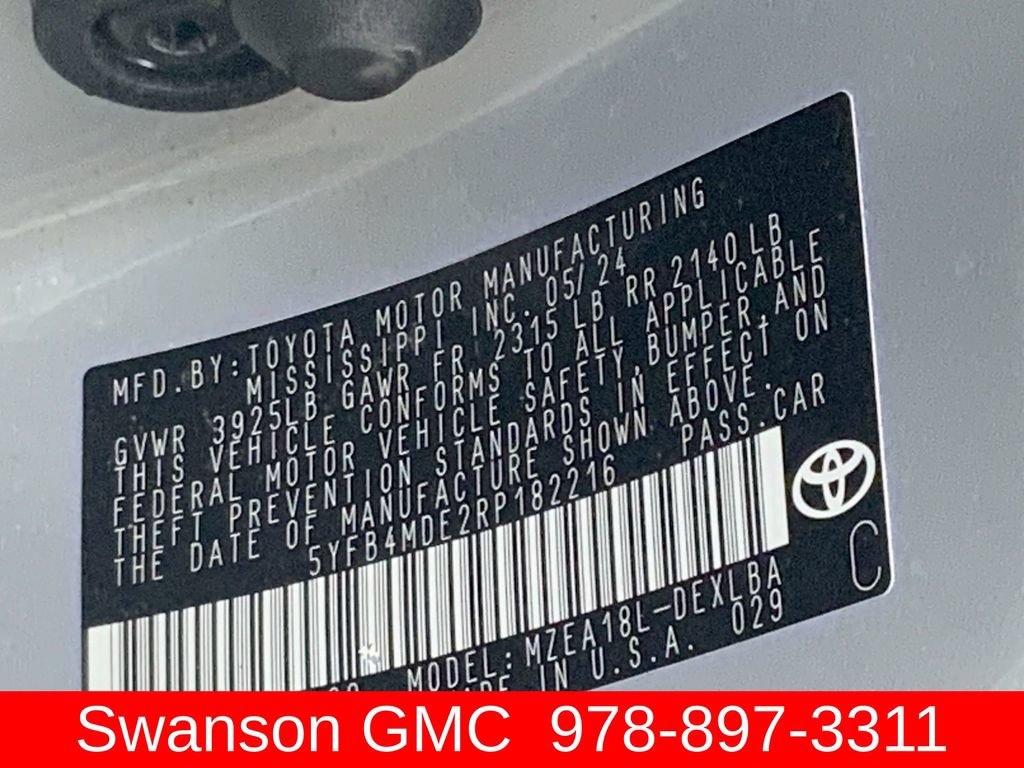 Used 2024 Toyota Corolla LE FWD image 33
