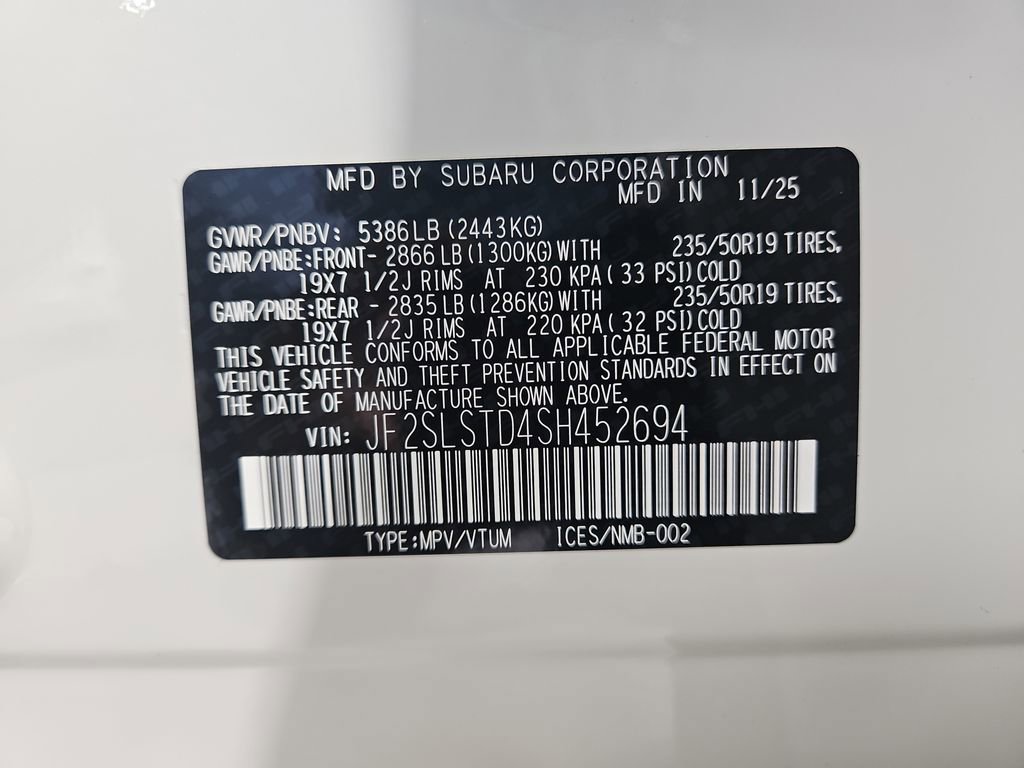 New 2025 Subaru Forester Touring image 30