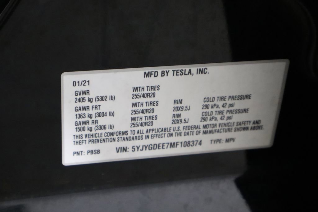 Used 2021 Tesla Model Y Long Range AWD/4WD image 40