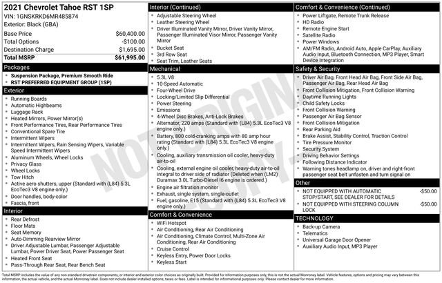 Used 2021 Chevrolet Tahoe RST image 42