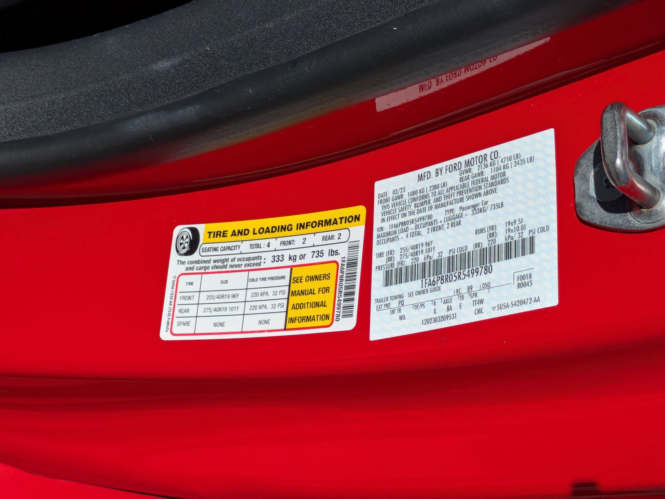 Certified 2024 Ford Mustang Dark Horse w/ Security Package image 39