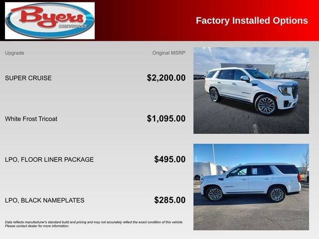 Used 2023 GMC Yukon Denali Ultimate w/ LPO, Floor Liner Package image 10