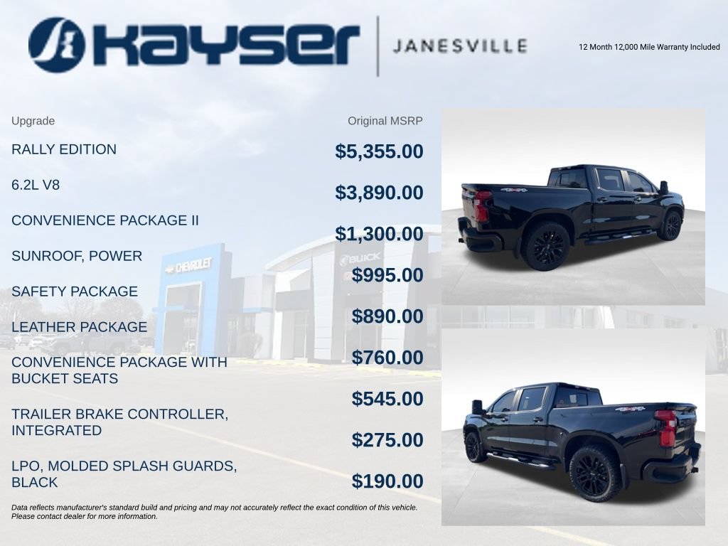 Used 2021 Chevrolet Silverado 1500 RST w/ Rally Edition AWD/4WD image 2