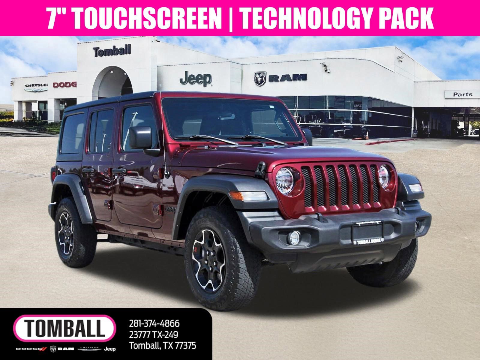 Used 2021 Jeep Wrangler Unlimited Sport AWD/4WD image 1