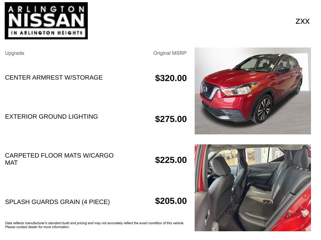 Certified 2020 Nissan Kicks SV FWD image 4