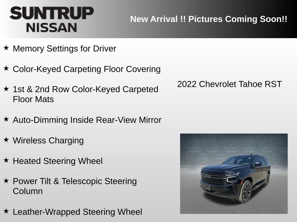 Used 2022 Chevrolet Tahoe RST w/ Luxury Package image 23