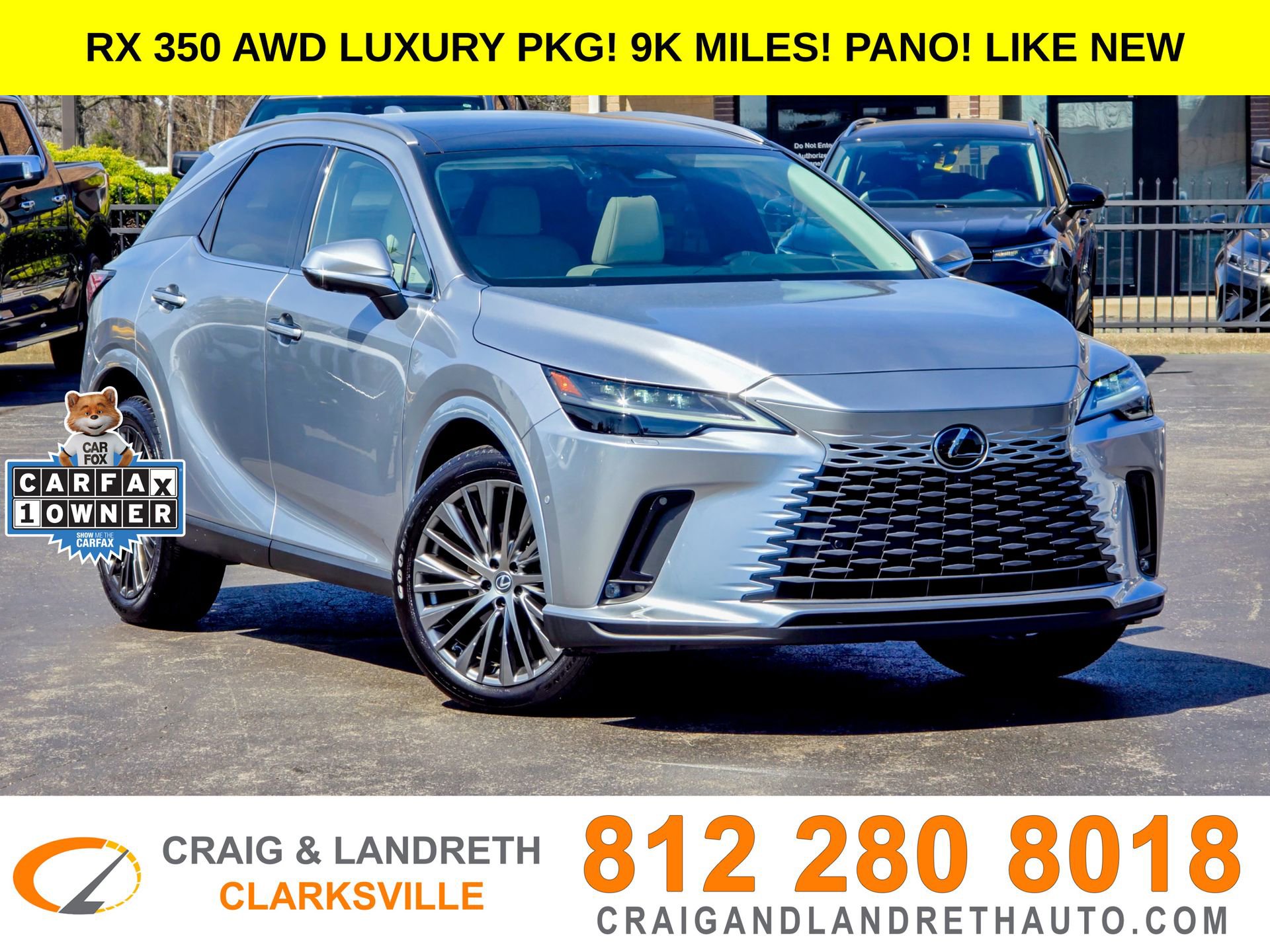 Used 2024 Lexus RX 350 AWD w/ Convenience Package image 1