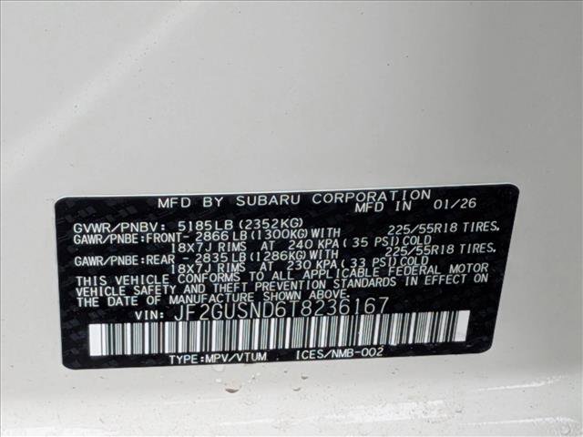 New 2026 Subaru Crosstrek 2.5i Limited image 19