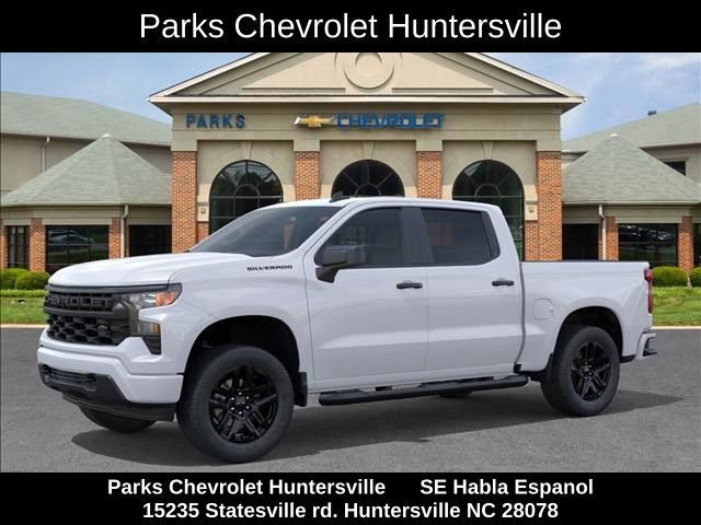 New 2026 Chevrolet Silverado 1500 Custom w/ Turbomax Blackout Package RWD image 3