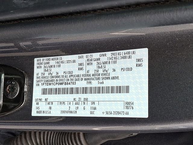 Used 2021 Ford F150 XLT w/ Equipment Group 302A High image 27