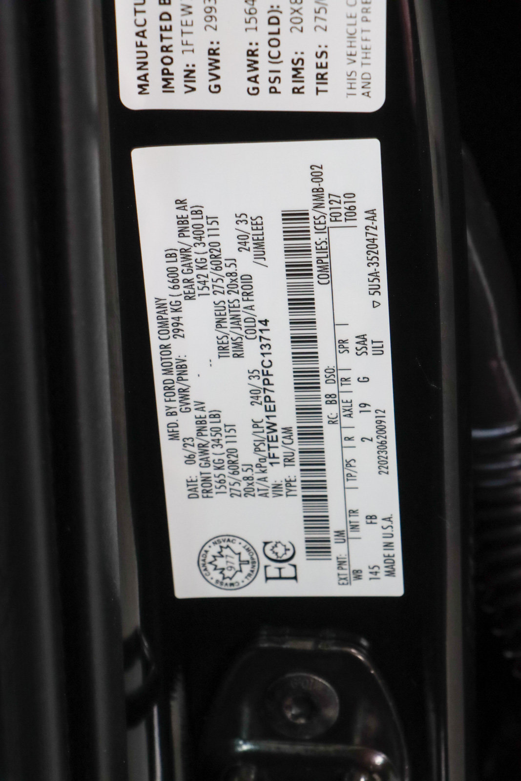 Used 2023 Ford F150 XLT w/ Equipment Group 302A High AWD/4WD image 34