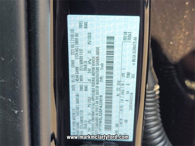 New 2025 Ford F150 Lariat w/ Equipment Group 502A High image 6