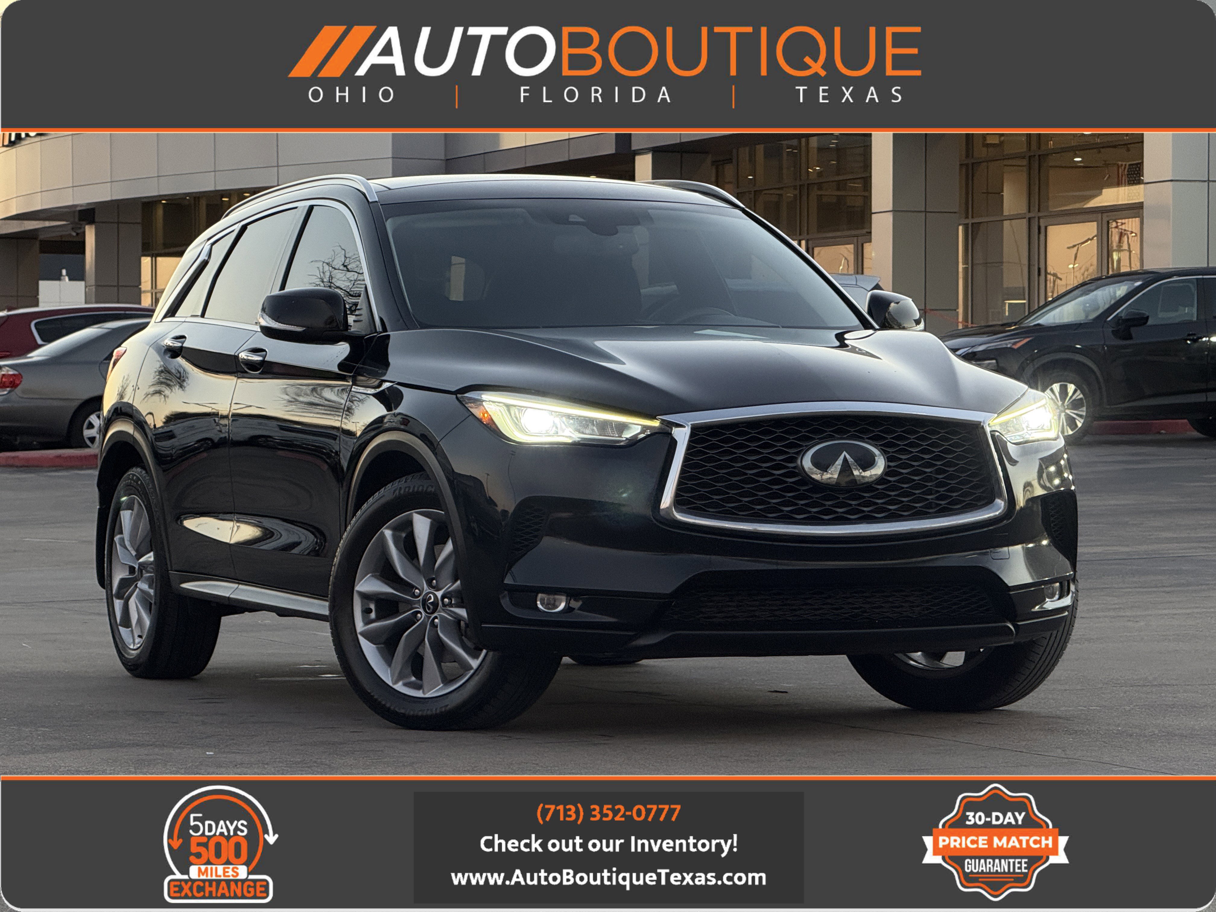 Used 2022 INFINITI QX50 Luxe FWD image 1