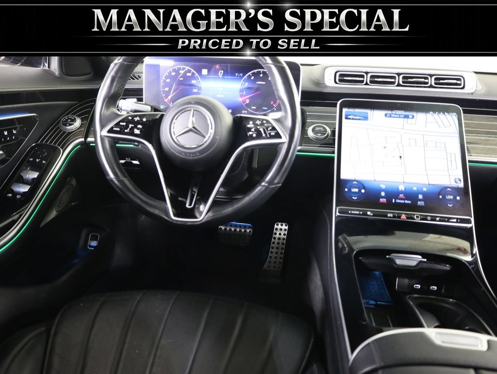 Used 2022 Mercedes-Benz S 500 4MATIC w/ AMG Line Package image 33