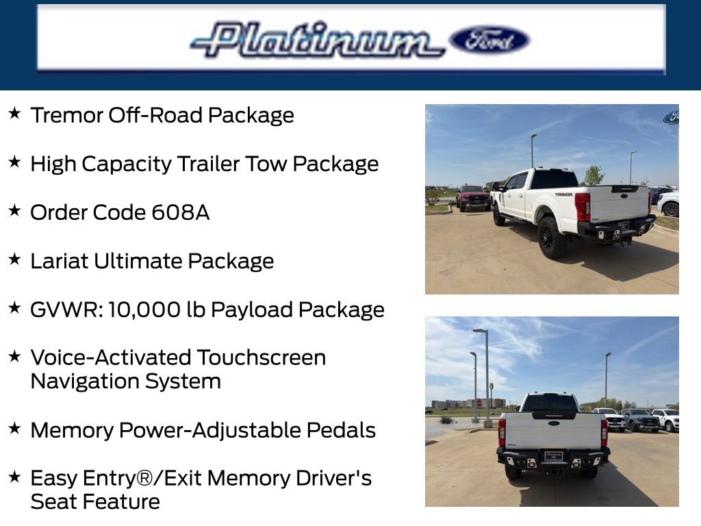 Used 2020 Ford F250 Lariat w/ Tremor Off-Road Package image 22