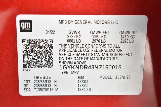 Used 2022 Cadillac XT5 Premium Luxury w/ LPO, Floor Liner Package AWD/4WD image 36