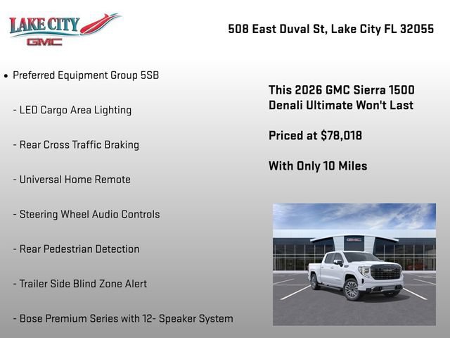 New 2026 GMC Sierra 1500 Denali Ultimate AWD/4WD image 39