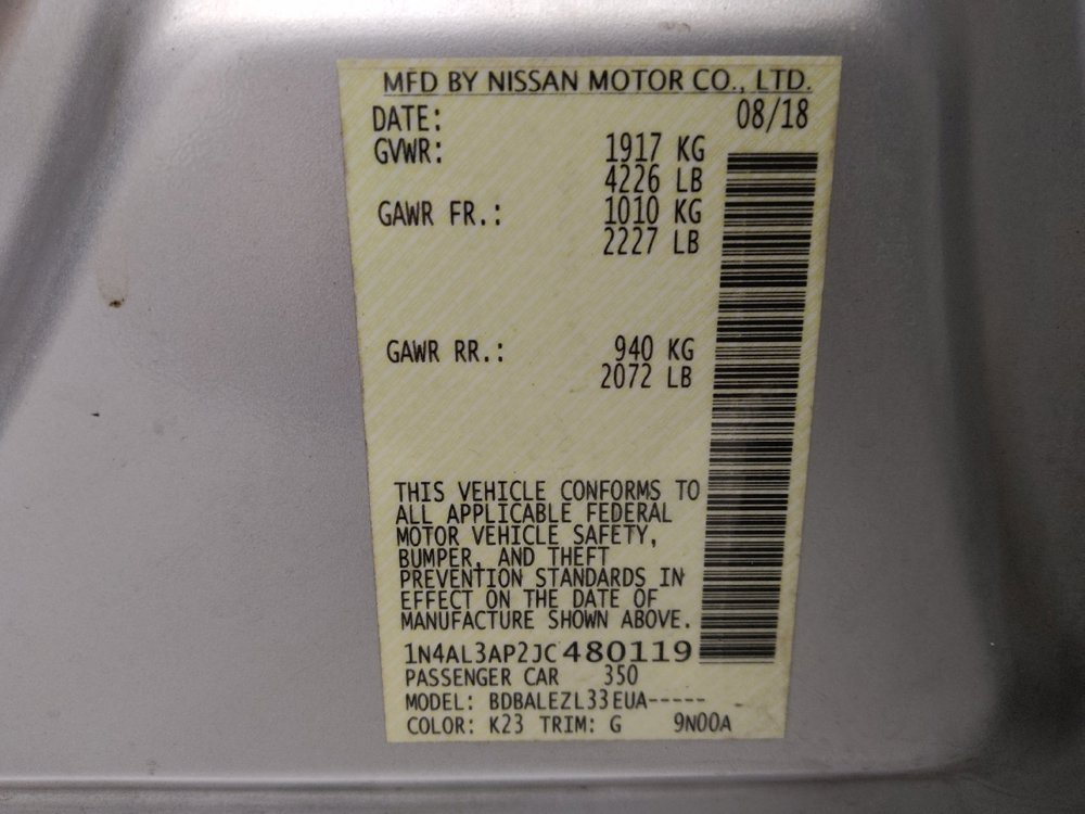 Used 2018 Nissan Altima 2.5 S FWD image 33