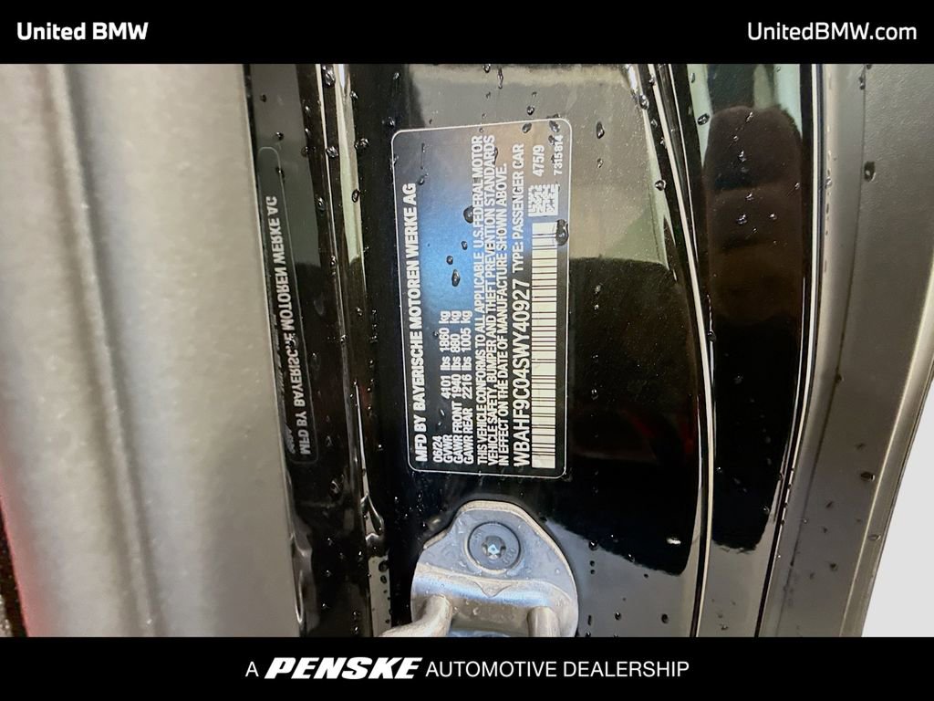 Certified 2025 BMW Z4 M40i w/ Premium Package image 13