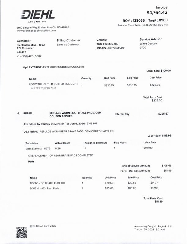 Used 2017 INFINITI QX80 4WD image 37