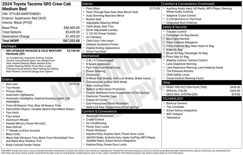 Used 2024 Toyota Tacoma SR5 image 30