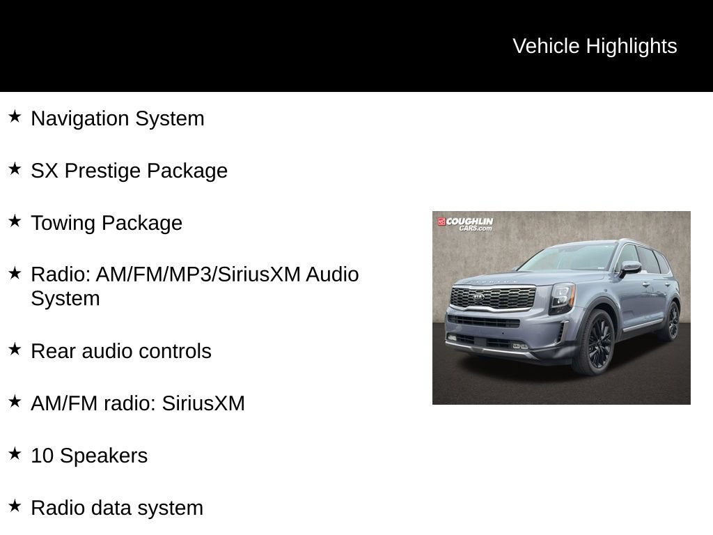 Used 2020 Kia Telluride SX w/ SX Prestige Package AWD/4WD image 2