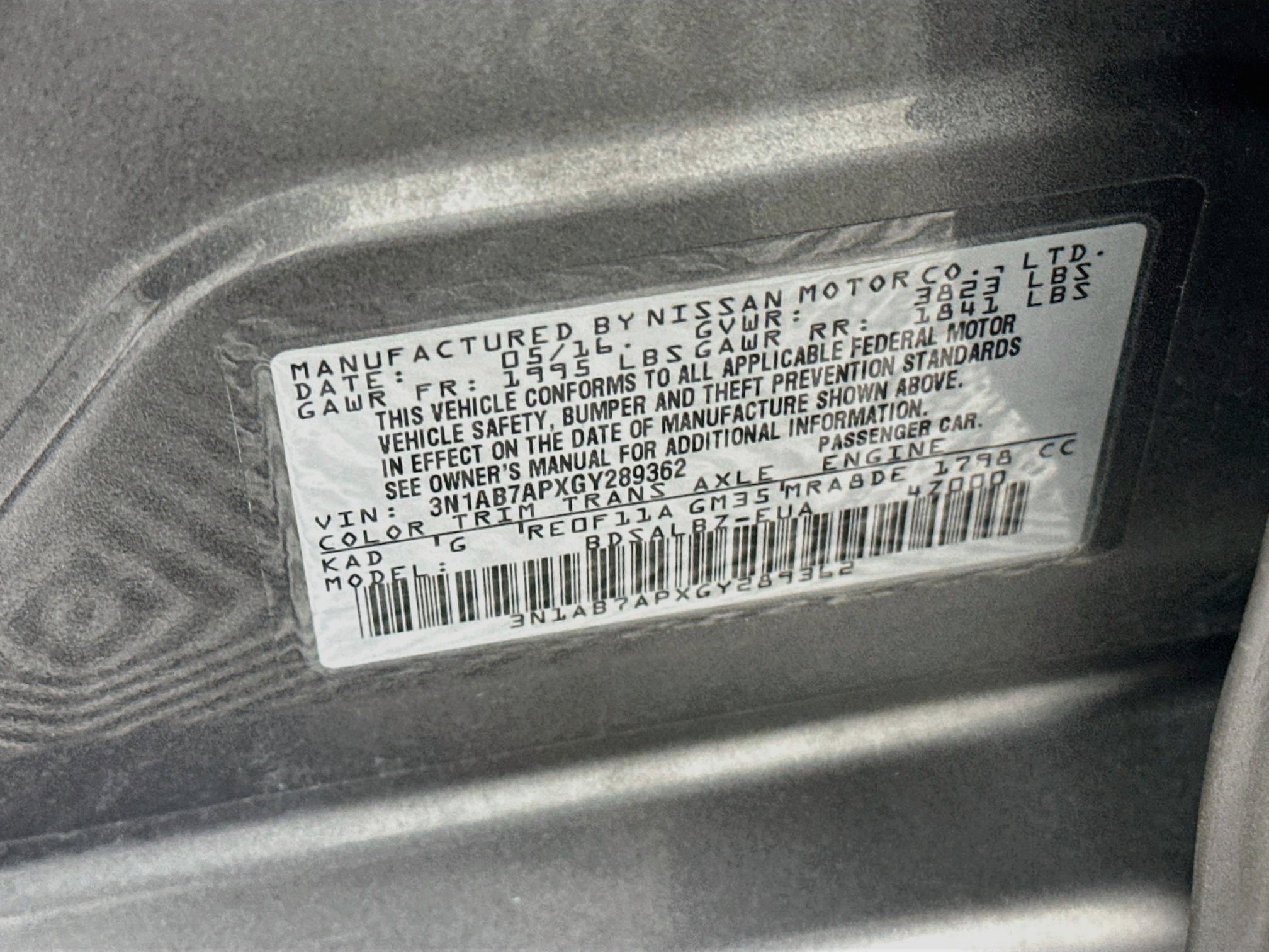 Used 2016 Nissan Sentra S FWD image 12