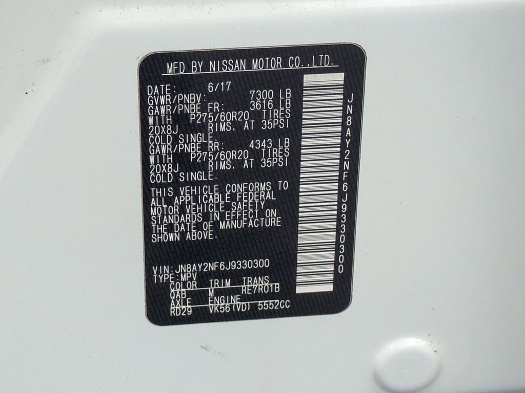 Used 2018 Nissan Armada Platinum w/ Captain Seat Package image 26