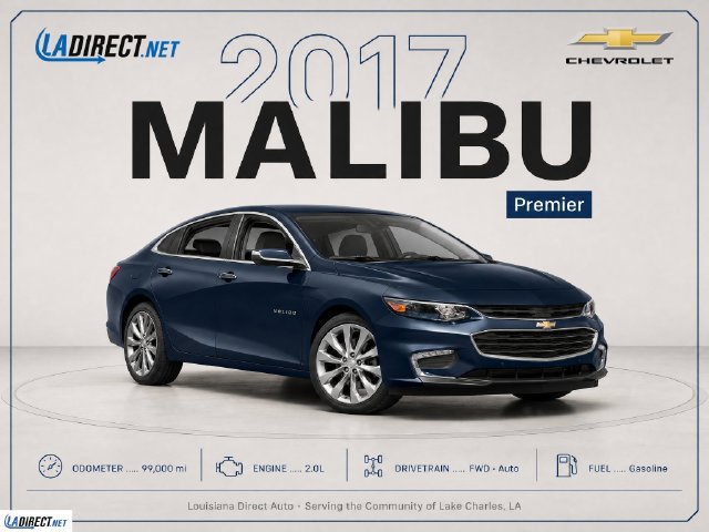 Used 2017 Chevrolet Malibu Premier w/ Premier Sun and Wheel Package FWD image 1