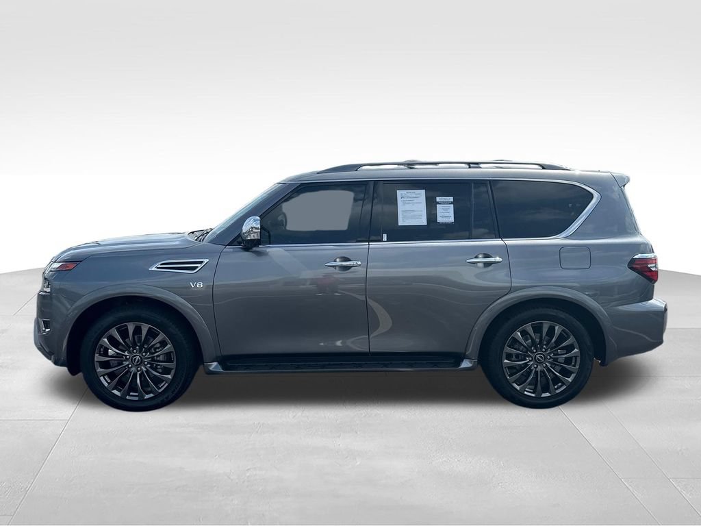 Used 2022 Nissan Armada Platinum w/ Captain's Chairs Package RWD image 2