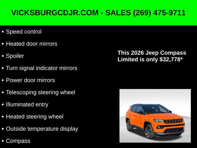 New 2026 Jeep Compass Limited image 22