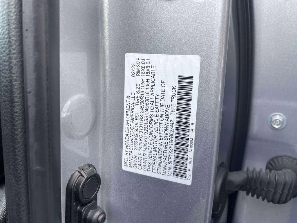 Certified 2023 Honda Ridgeline Sport image 18