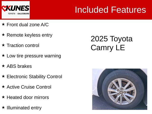 Used 2025 Toyota Camry LE image 2