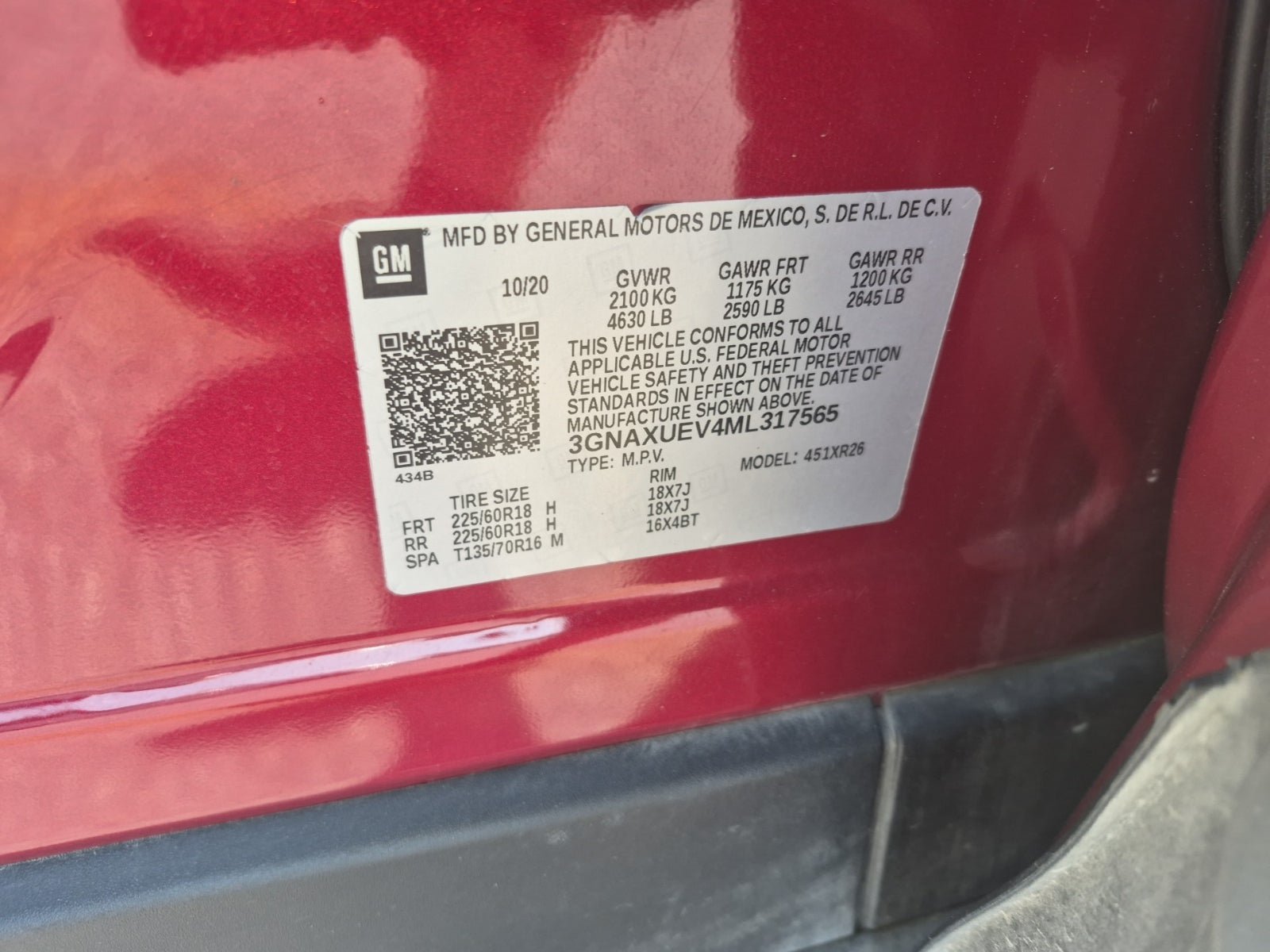 Used 2021 Chevrolet Equinox LT AWD/4WD image 10