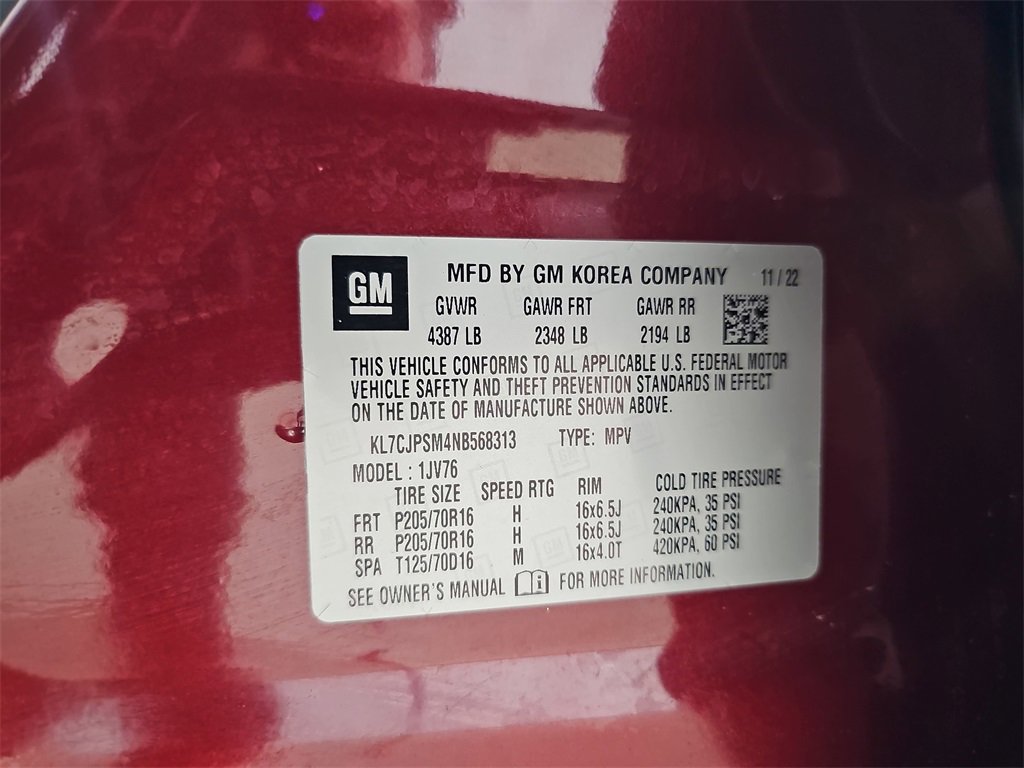 Certified 2022 Chevrolet Trax LT w/ LT Convenience Package image 40