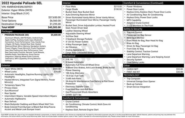 Used 2022 Hyundai Palisade SEL w/ Premium Package image 26