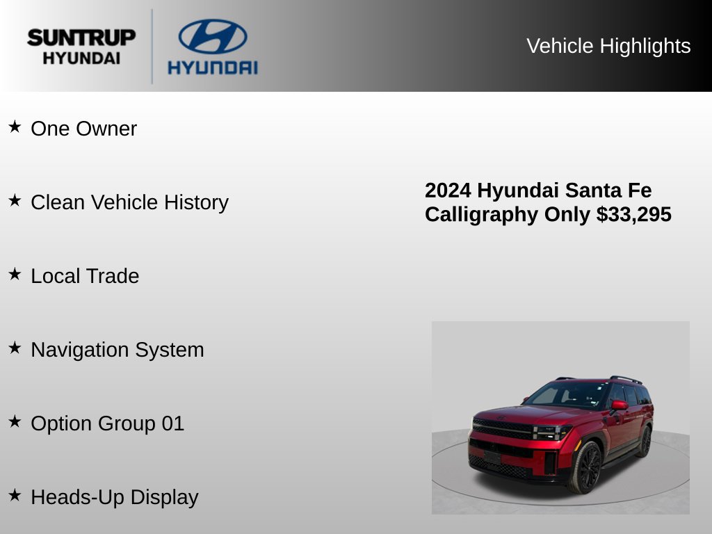 Used 2024 Hyundai Santa Fe Calligraphy FWD image 8